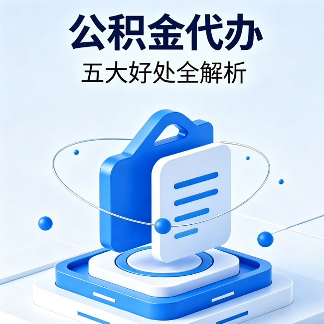 武汉公积金代办到底值不值？这5大好处让你少走弯路